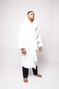 Ombre Faux Fur Hoodie Robe The Big Pajama Party