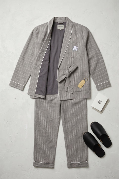 Pinstriped Riviera Loungewear