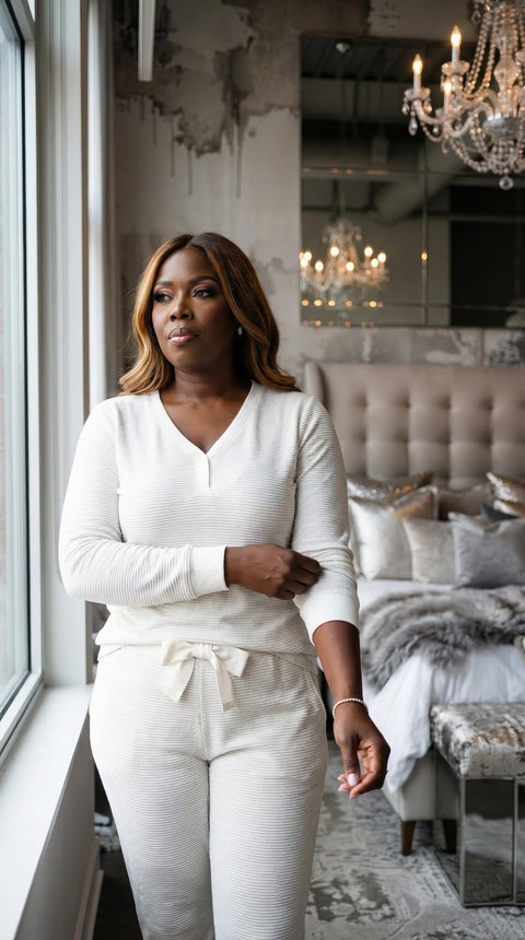 Kaya Cozy Striped Set