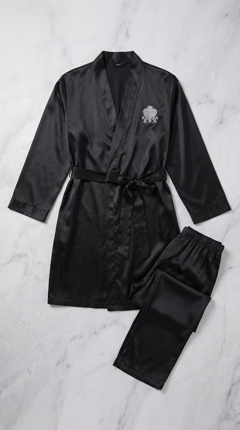 Crowned Black Loungwear